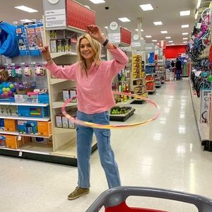 Donni Waffle Half Zip Pullover